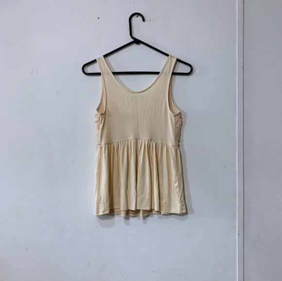 Decree sz med Cream Colored Sequin Tank - Picture 2 of 5